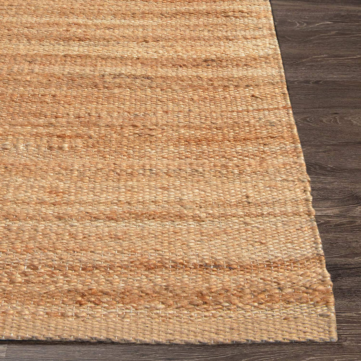 Natural 8x10 Indoor Hand Woven Fiber Jute Area Rug (Natural, 7'10" x 10')