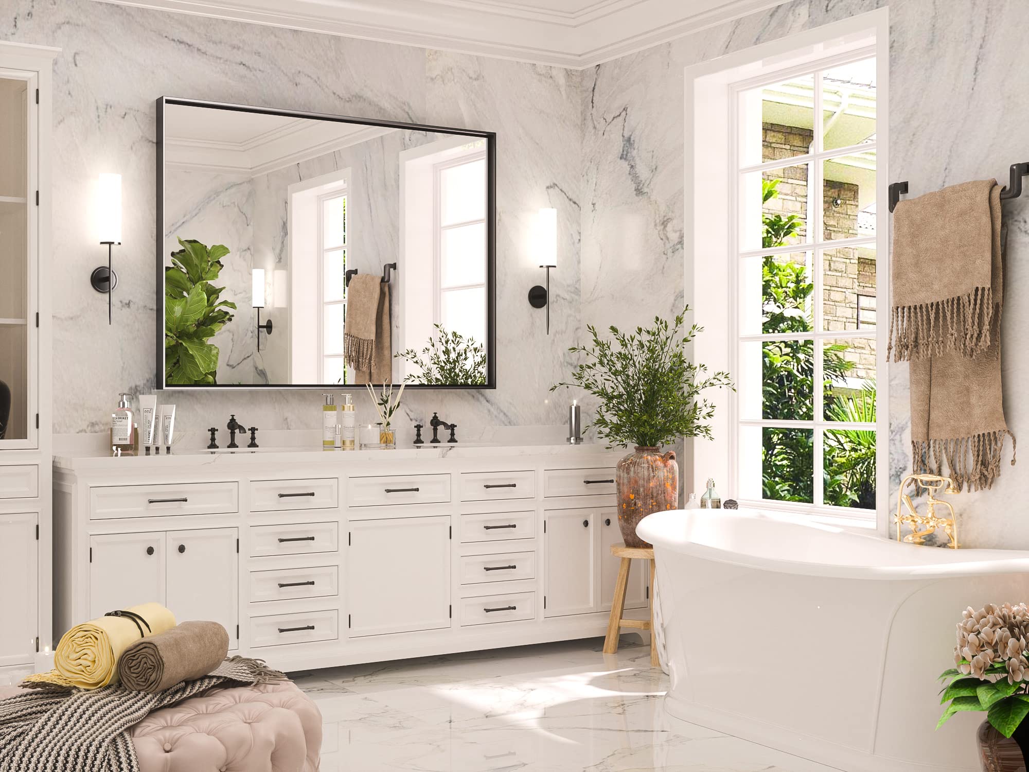 Mirror for Bathroom  Rectangular Wall Mirror for Bathroom