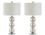 JYL1070B-SET2 Set of 2 Table Lamps Bella 27" Glass Triple-Sphere LED Table Lamp