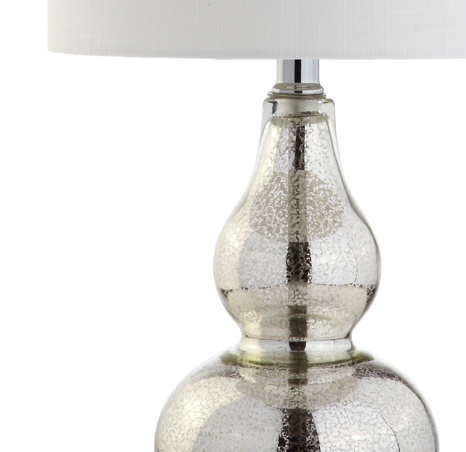 YL1028C Anya 20.5" Mini Glass LED Table Lamp, Transitional, Glam, Midcentury, Modern
