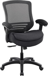 Ergonomic Mesh Computer Desk Office Chair with Super Soft Adjustable Arms