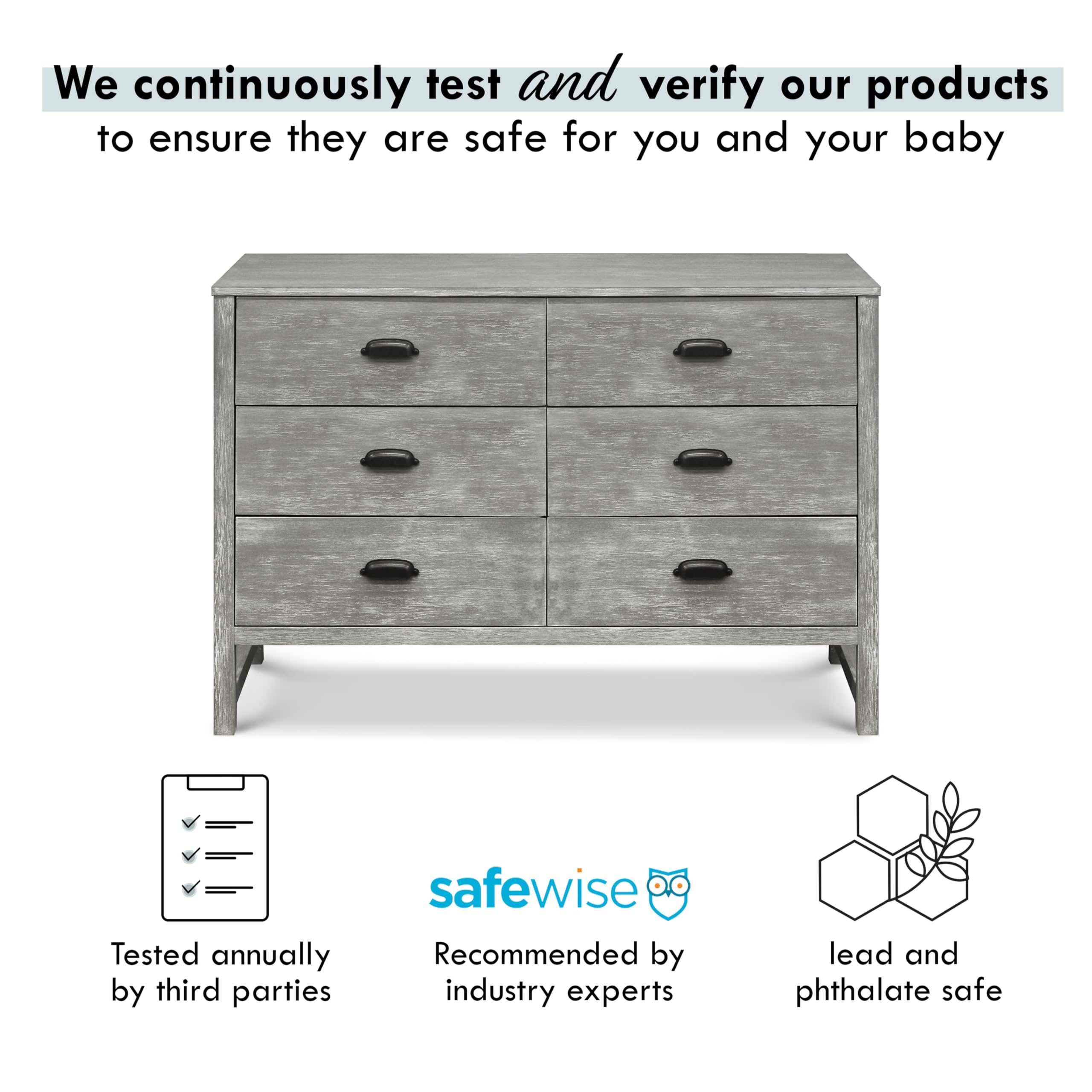Fairway 6-Drawer Double Dresser in Cottage
