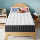 10 Inch Mattress Queen, Memory Foam Mattress in a Box, Cooling Charcoal Medium Firm Mattresses