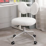 Armless Desk Chair with Wheels - Adjustable Swivel Office Chair