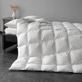 850 Fill Power Hungarian Goose Down Comforter King Size, Grey Goose