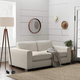 Brand - Stone & Beam Westview Love Seats, 76'' Loveseat, Cream