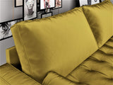 Caladeron Mid-Century Modern Loveseat in Soft Velvet