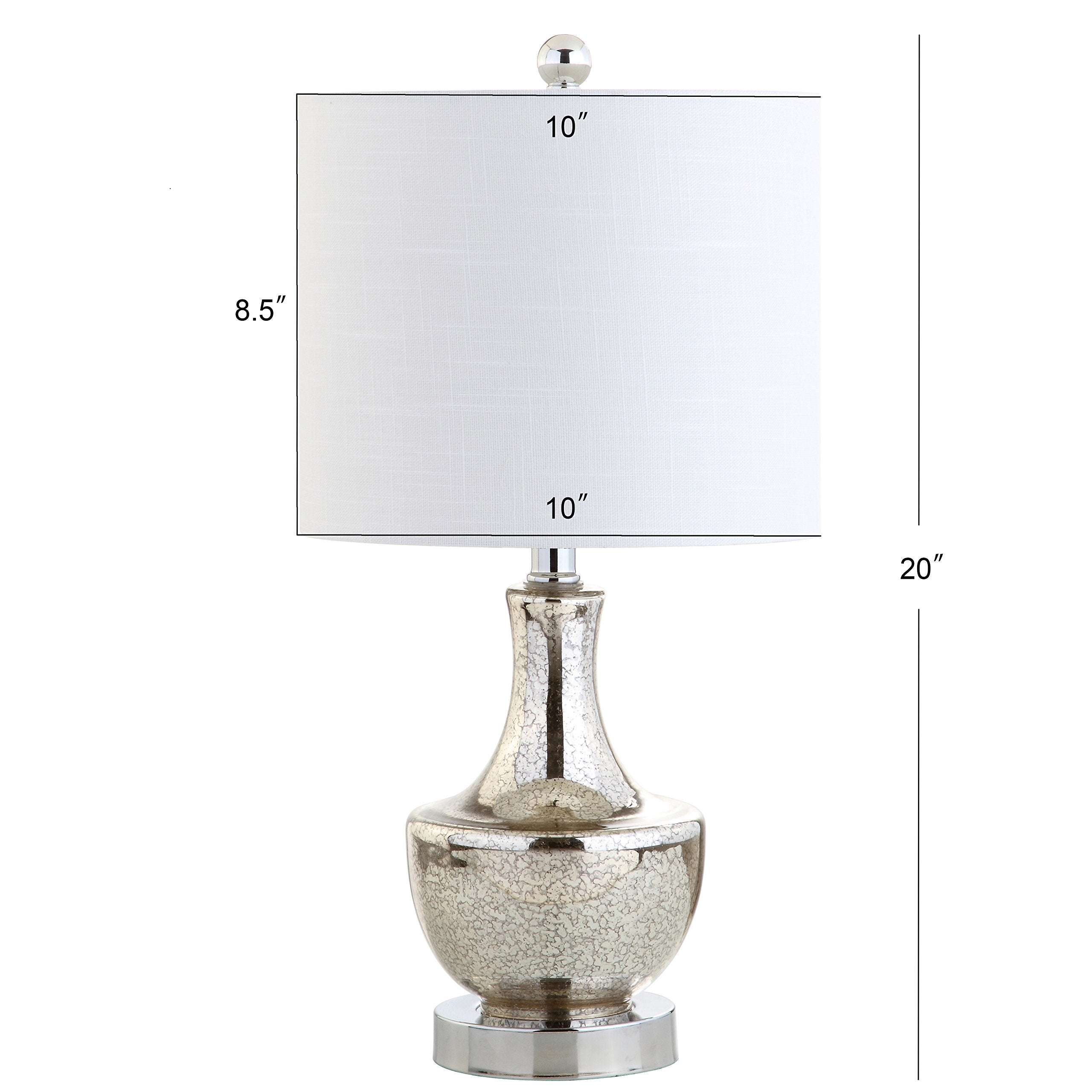 JYL1029B Colette 20" Mini Glass LED Table Lamp, Transitional, Glam, Global, Modern