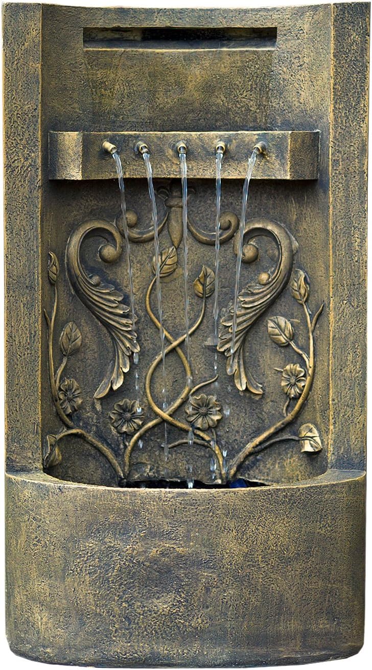 26" Fountain: Outdoor Water Feature Perfect for Patios, Welcome Areas, Porches, Decks