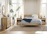 3 Piece Bedroom Set - Includes Bedroom 7 Drawer Dresser, Set of 2 Rattan Bedside