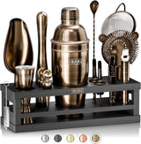 Mixology Bartender Kit Bar Set | 16-Piece Cocktail Shaker Set | Martini Barware Mixing