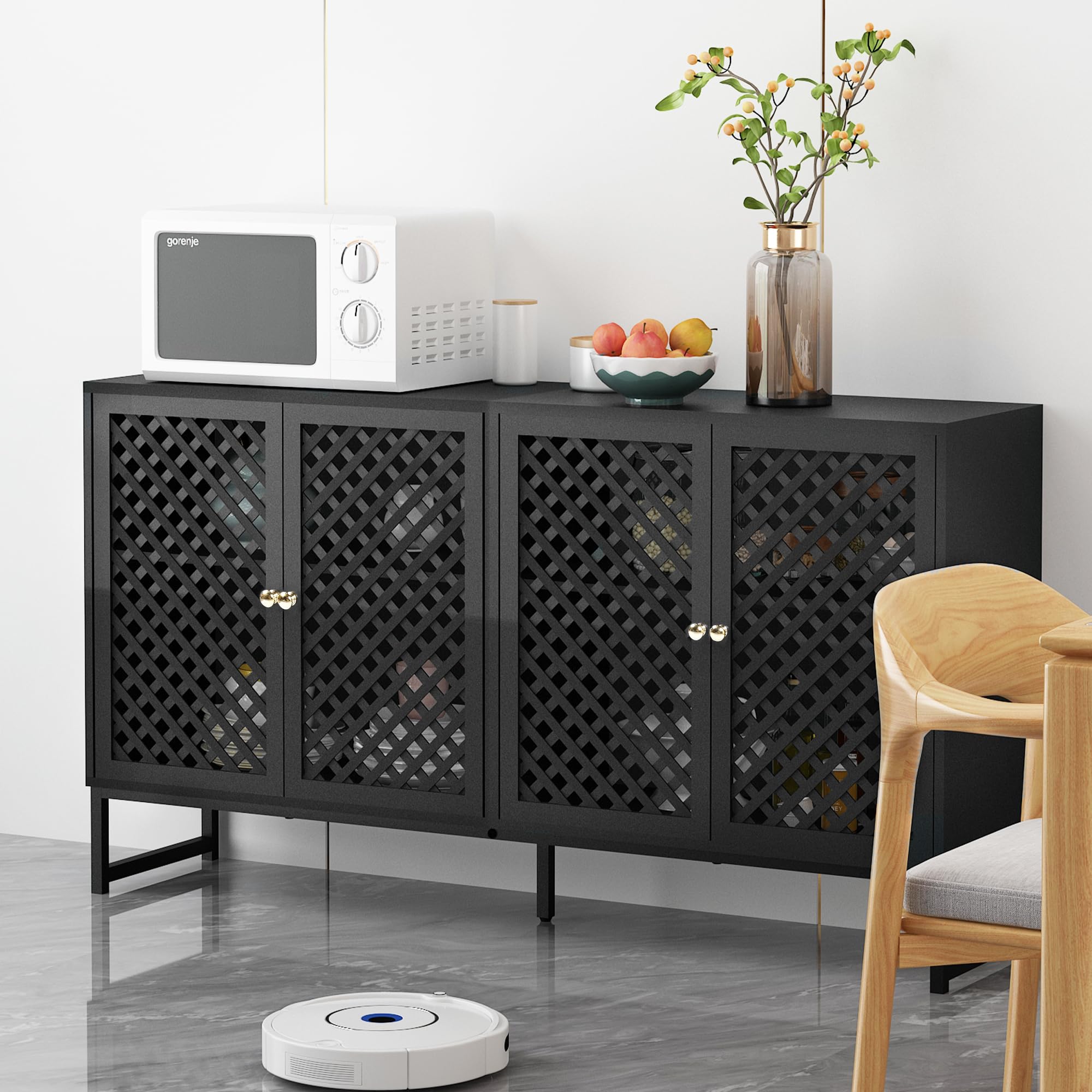 Sideboard Buffet Cabinet, Kitchen Storage Cabinet, Console Table with Storage