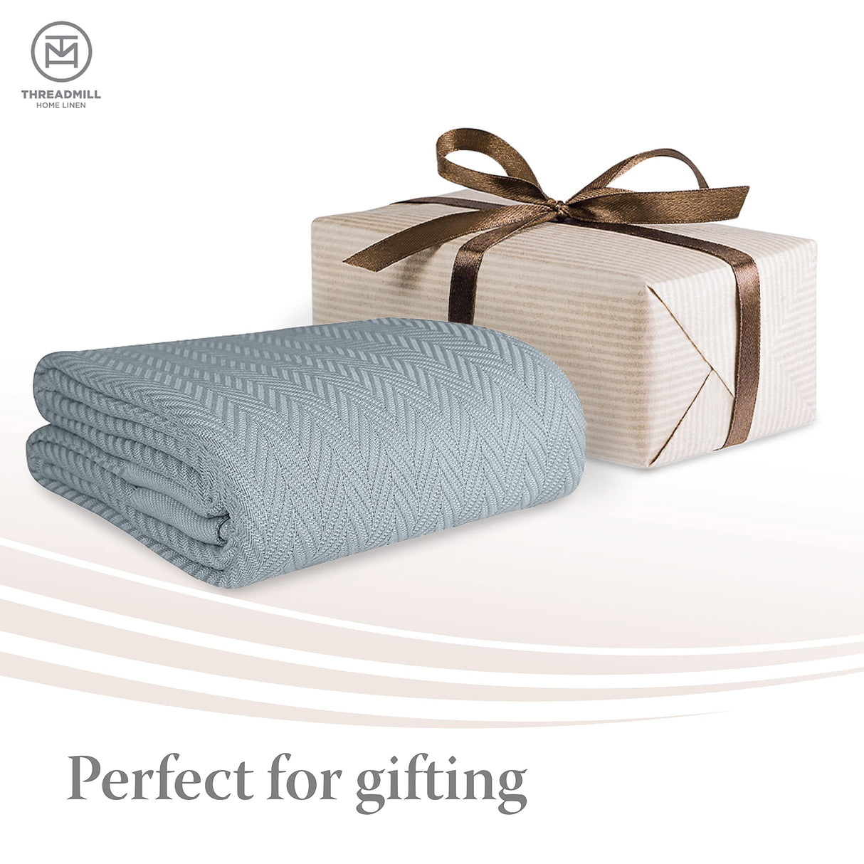 Luxury Cotton Blankets for Queen Size Bed | All-Season 100% Cotton Queen Size Blanket