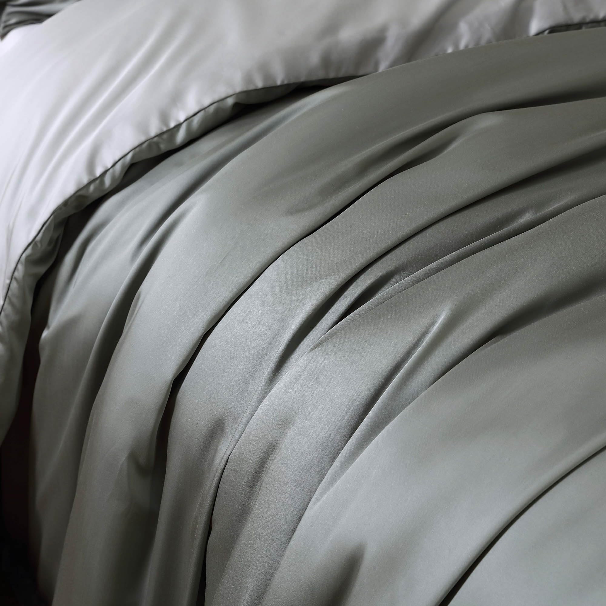 Noble Tencel Comforter Cover Set - 9 Piece King Bedding Set