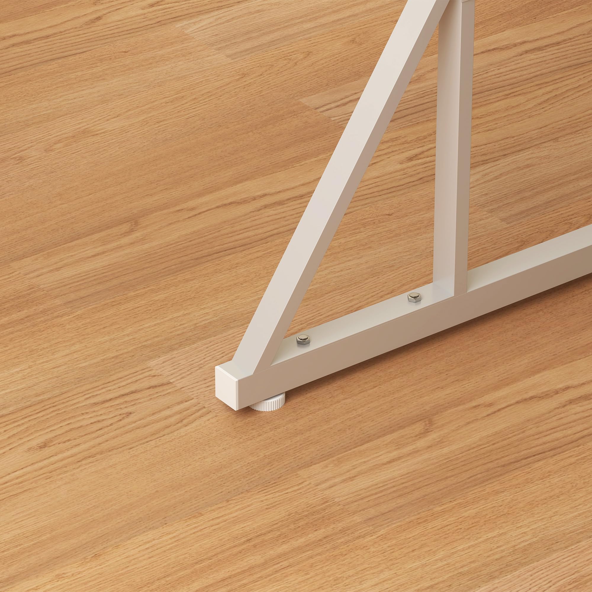 47-63 Inch Expandable Dining Table for 4-6 People - Distressed Gray