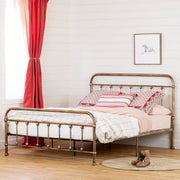 Prairie Metal Platform Bed, Queen