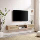 Floating TV Stand Wall-Mounted TV Stand for TVs up to 80 inches Entertainment Center