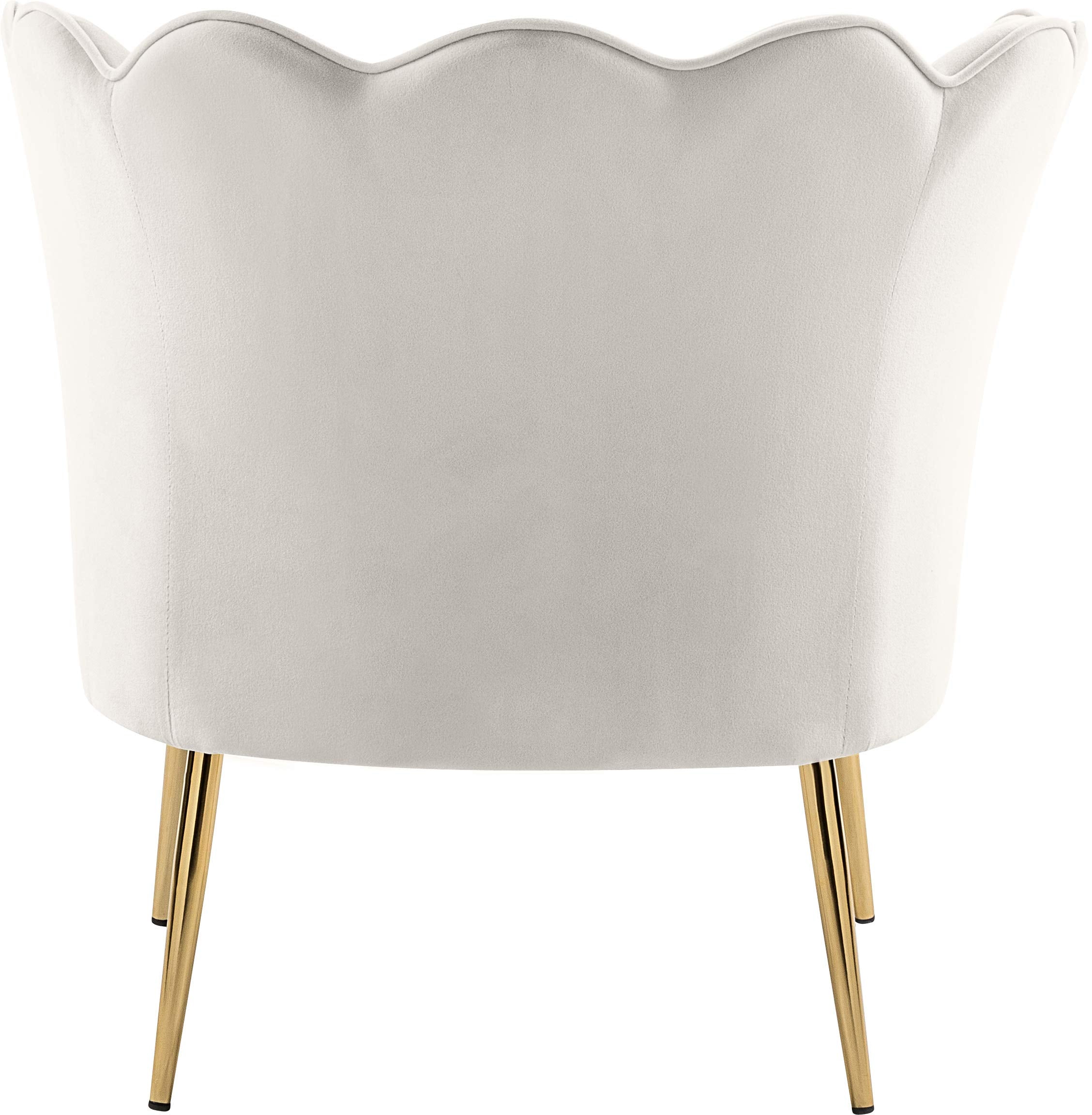 Jester Collection Modern | Contemporary Velvet Upholstered Accent Chair with Deep