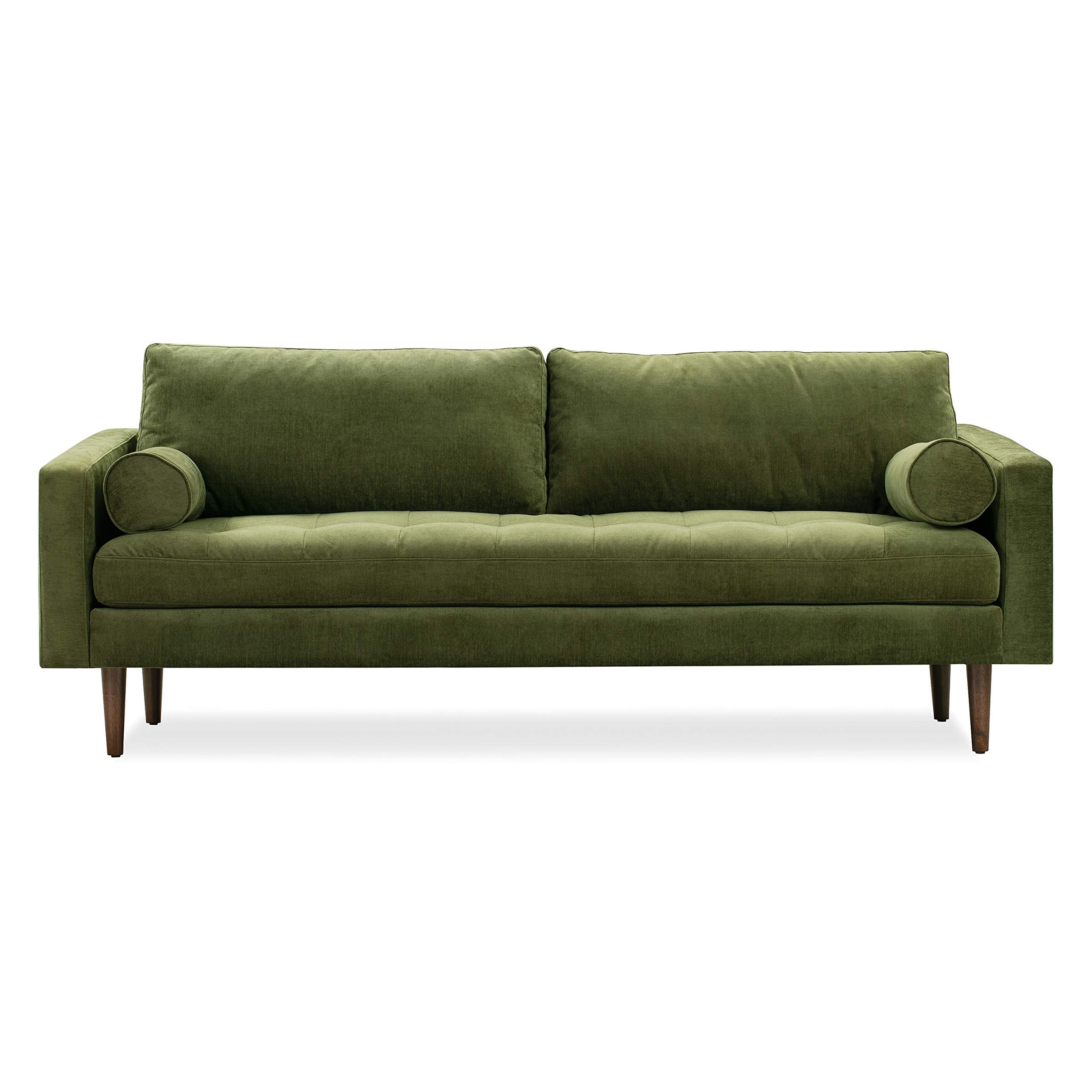 Napa Sofa, 88.5 inches, Distressed Green Velvet
