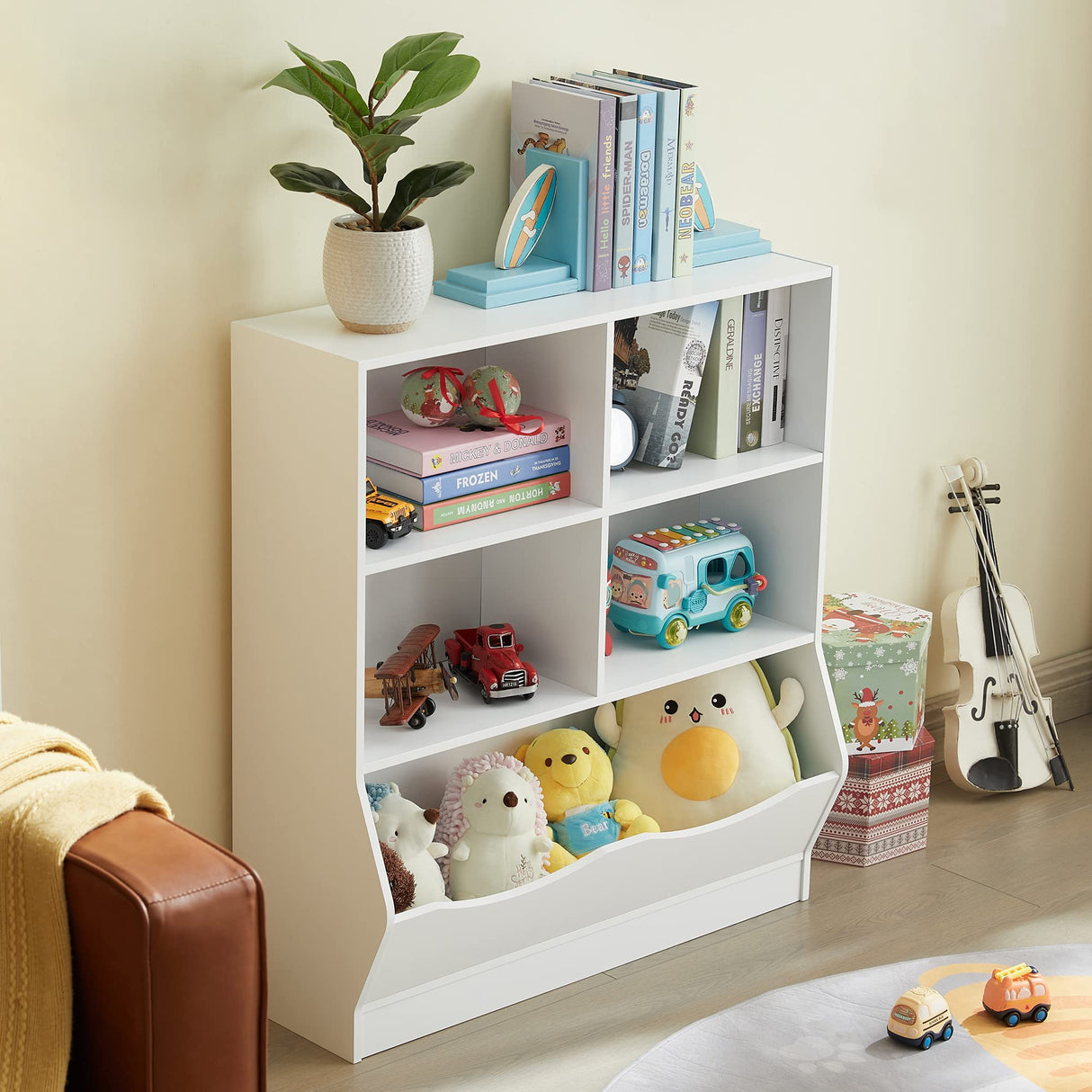 Toy Organizers and Storage, Kids Bookshelf and Bookcase for Playroom