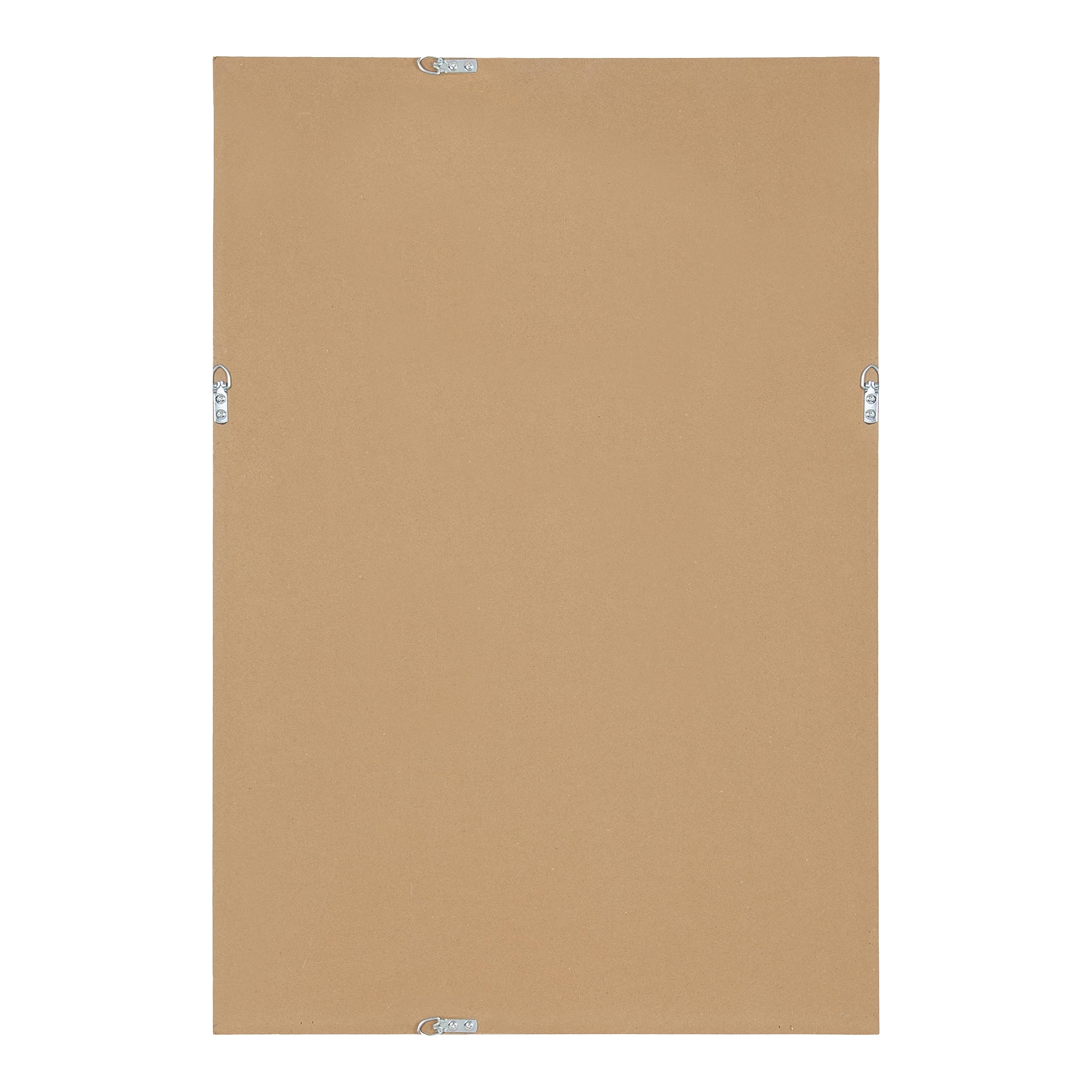 Gotley Transitional Rectangle Scooped Wall Mirror with Unique Ombre Finish