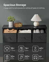 Brent Collection - Dresser for Bedroom, Chest of Drawers, Closet Organizer