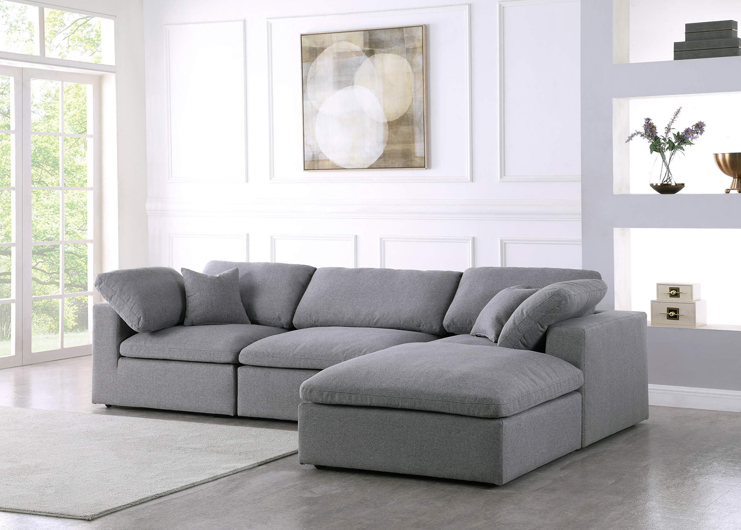 Serene Collection Modern | Contemporary Deluxe Comfort Modular Sectional