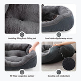 Medium Dog Beds for Medium Dogs Washable, Rectangle Dog Bed Medium Size Dog