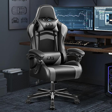 Ergonomic Gaming Chair, High-Back Computer Gamer Chair, Height Adjustable Game