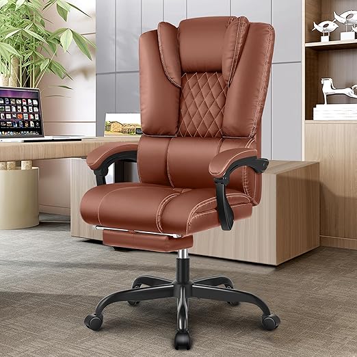 Office Chair, Big and Tall Office Chair Desk Chair Comfy Heavy Duty Home Office Desk