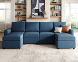 Modular Sectional Sofa, Convertible U Shaped Sofa Couch with Storage