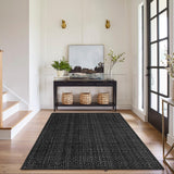 Washable Area Rug 3' x 5', Woven Cotton Non-Shedding Kitchen Rugs