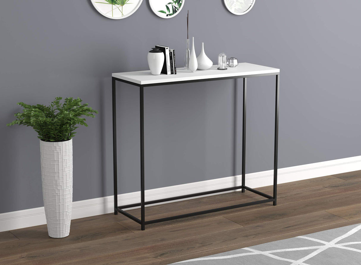 Safdie & Co. Console Table, White, 12D x 31W x 28H in