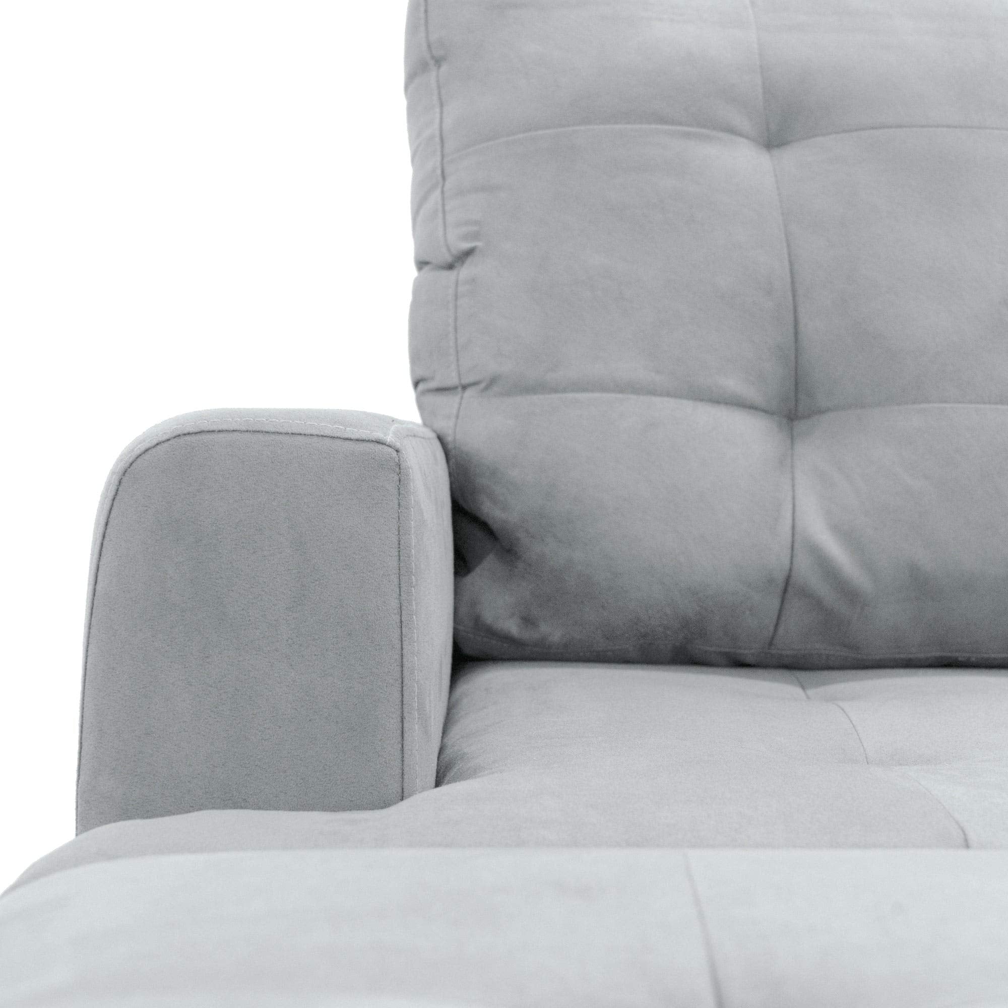 LLC 3 Piece Modern Reversible Sectional Sofa Couch