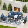 Oversized Aluminum Patio Furniture Set