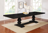 Phelps - Wood & Veneer - Transitional Rectangular Dining Table with 14-Inch Extension Leaf