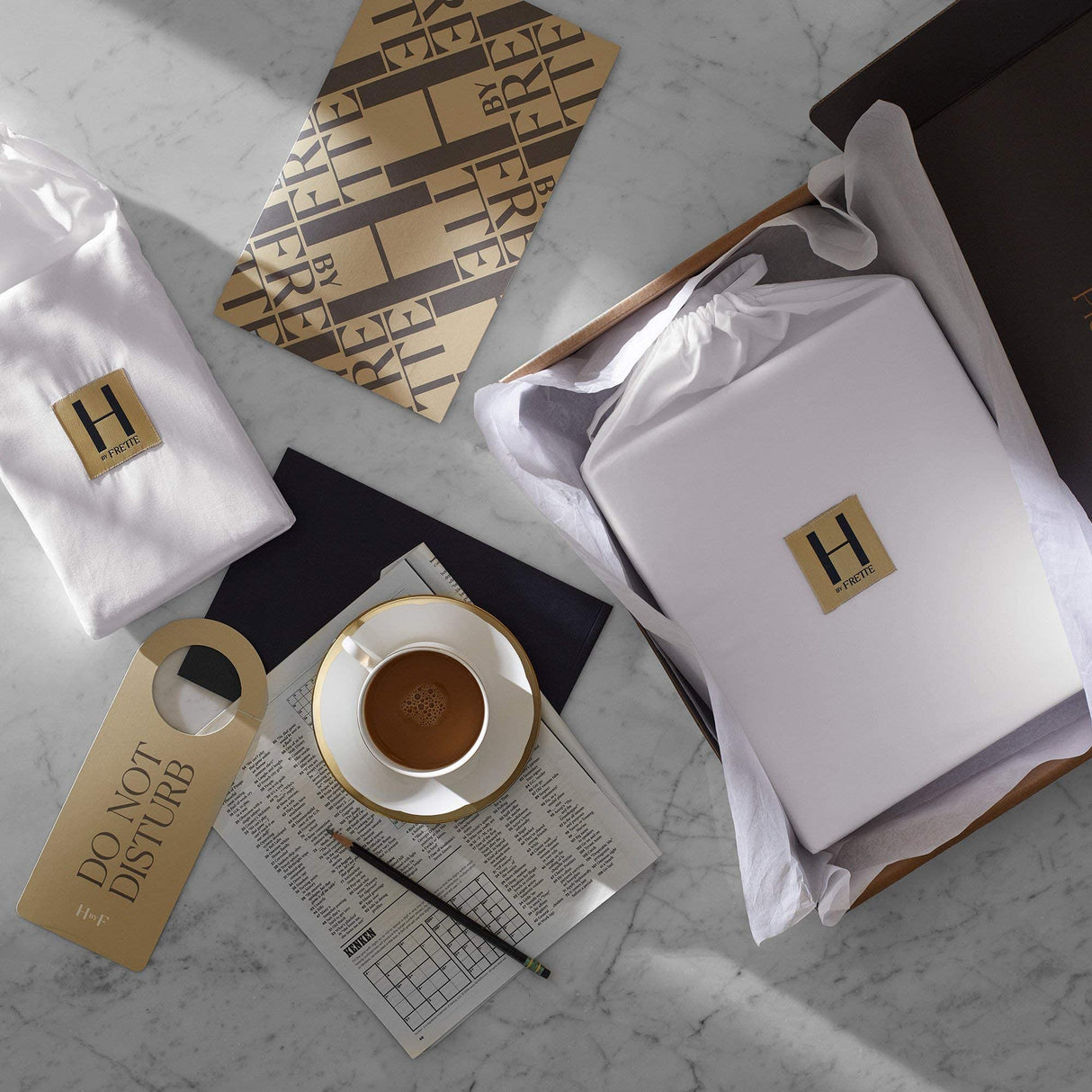 Percale Junior Suite Bed Bundle (Queen) - Luxury All-White Bedding Bundle/Includes