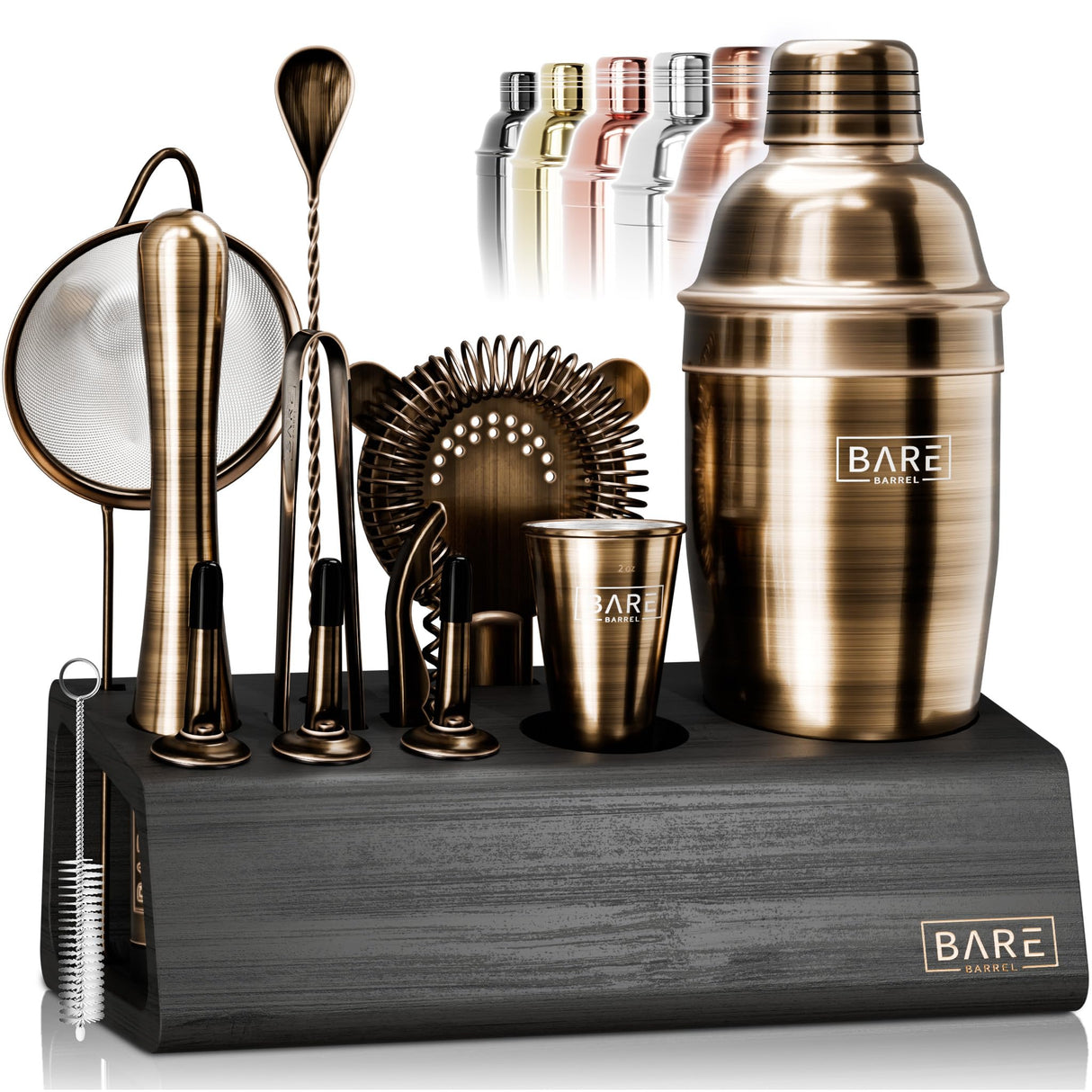 Mixology Bartender Kit Bar Set | 14-Piece Cocktail Shaker Set | Martini Barware Mixing