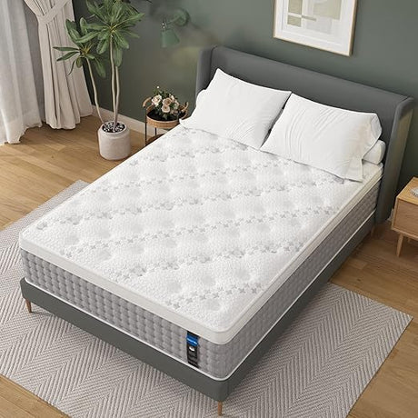 14 Inch King Size Mattress - Hybrid Bed Mattress Box a Memory Foam