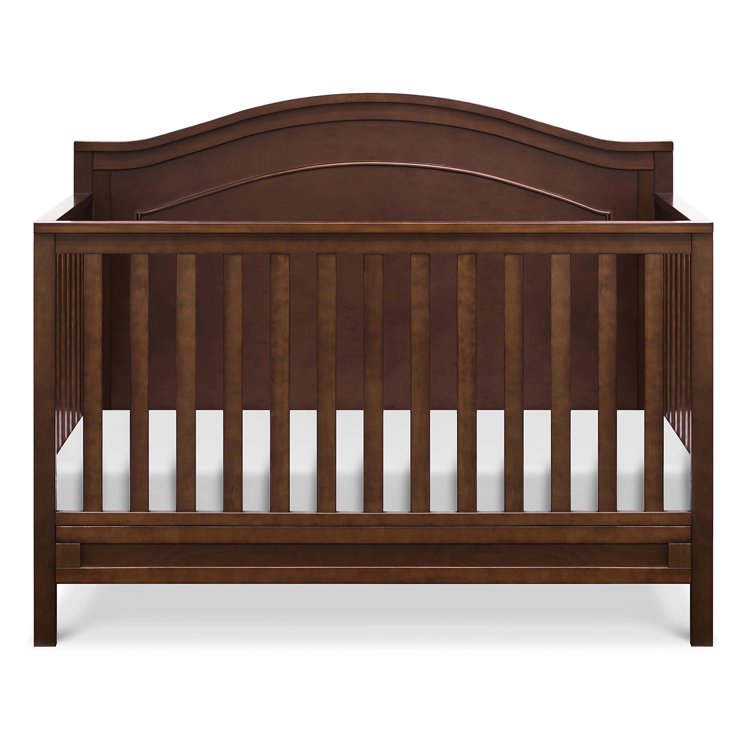 4-in-1 Convertible Crib in Espresso, Greenguard Gold Certified