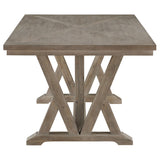 Cornelia - Acacia Wood & MDF - 82-Inch Rectangular Dining Table