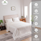 Lyocell Bed Sheets, Hypoallergenic 100% Organic Tencel, Thermal Regulating and Moisture