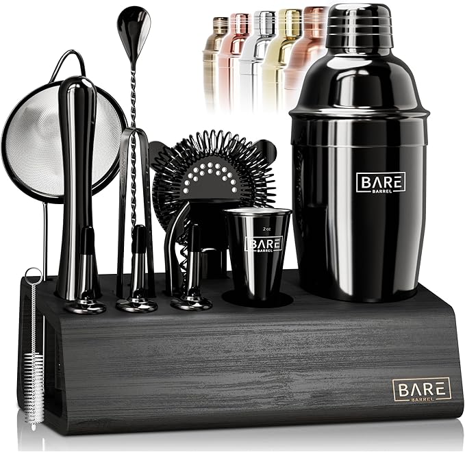 Mixology Bartender Kit Bar Set | 14-Piece Cocktail Shaker Set | Martini Barware Mixing