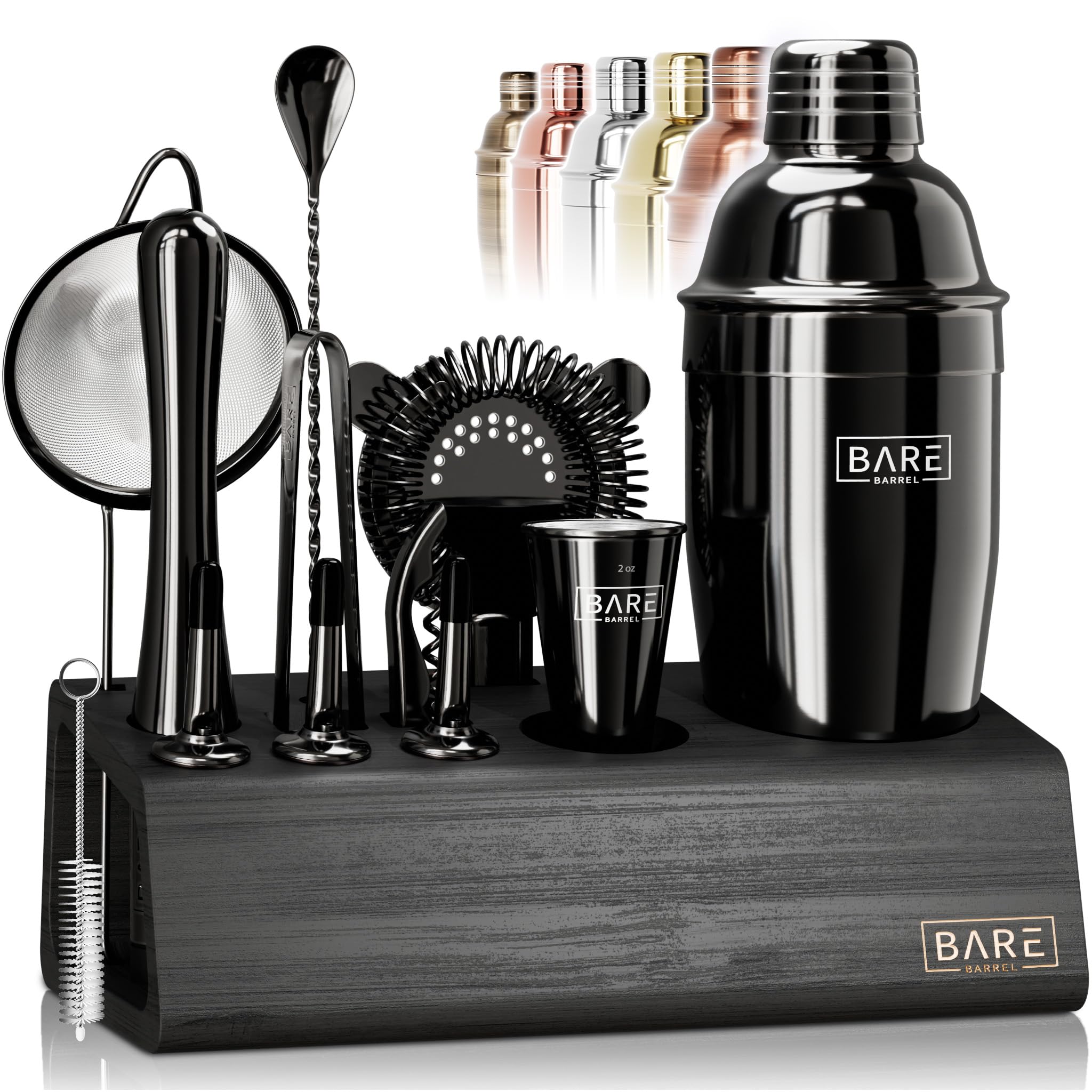 Mixology Bartender Kit Bar Set | 14-Piece Cocktail Shaker Set | Martini Barware Mixing