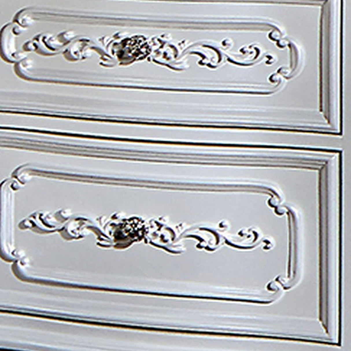 Inch Nightstand, 2 Drawers, Marble Surface