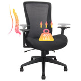 Office Chair for Heavy People 400lb, Ergonomic Desk Chair Mesh Computer Chair