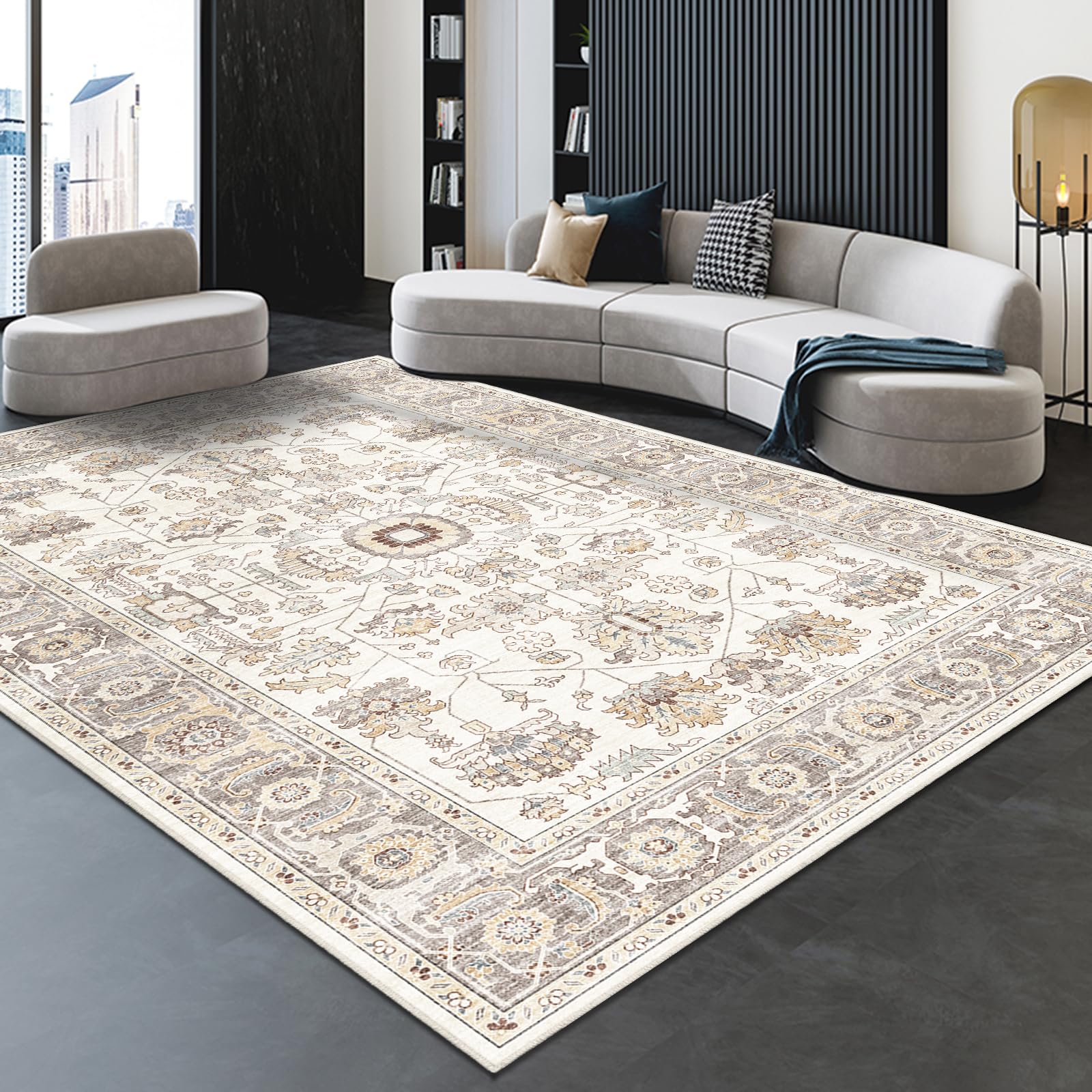 Area Rug 8x10 Rugs for Living Room 8x10 Washable Area Rugs 8x10