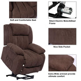 Power Lift Massage Recliner Chair for Elderly Heated fabric Recliner Ergonomic Lounge