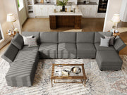 Sectional Sleeper Sofa Couch Modular Convertible Sectional