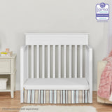 Harbor 4-in-1 Convertible Mini Crib in White, Greenguard Gold Certified